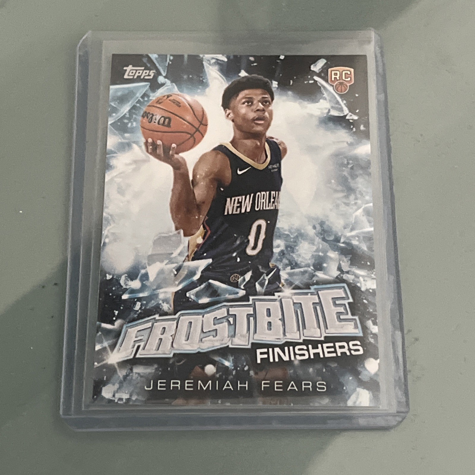 2025-26 Topps Holiday Jeremiah Fears Frostbite Finishers SSP Case Hit #FF-JF RC