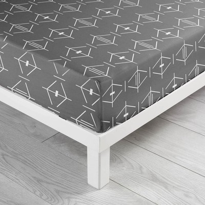 , Spannbettlaken, 140 x 190 cm, Anthrazit, 100% Baumwolle