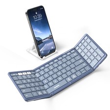 Foldable Bluetooth Keyboard with Numeric Keypad Wireless iOS/Android/Windows/Mac