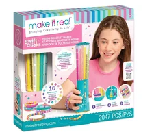 Make It Real: Swift Clicks Heishi Bracelet Maker - DIY Kit, Create 23 Bracelets
