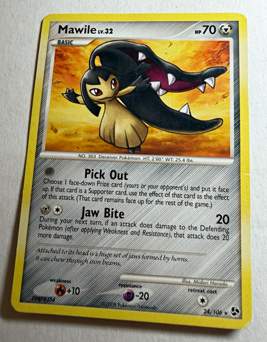 The Pokémon Company Mawile Great Encounters 24/106 Rare Regular Basic 70 HP EN