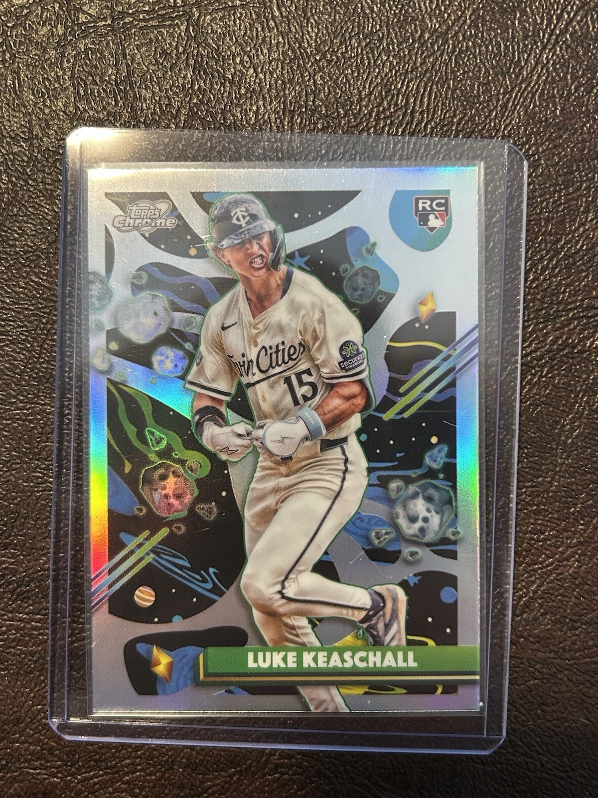 2025 Topps Cosmic Chrome Luke Keaschall Refractor #153 Twins