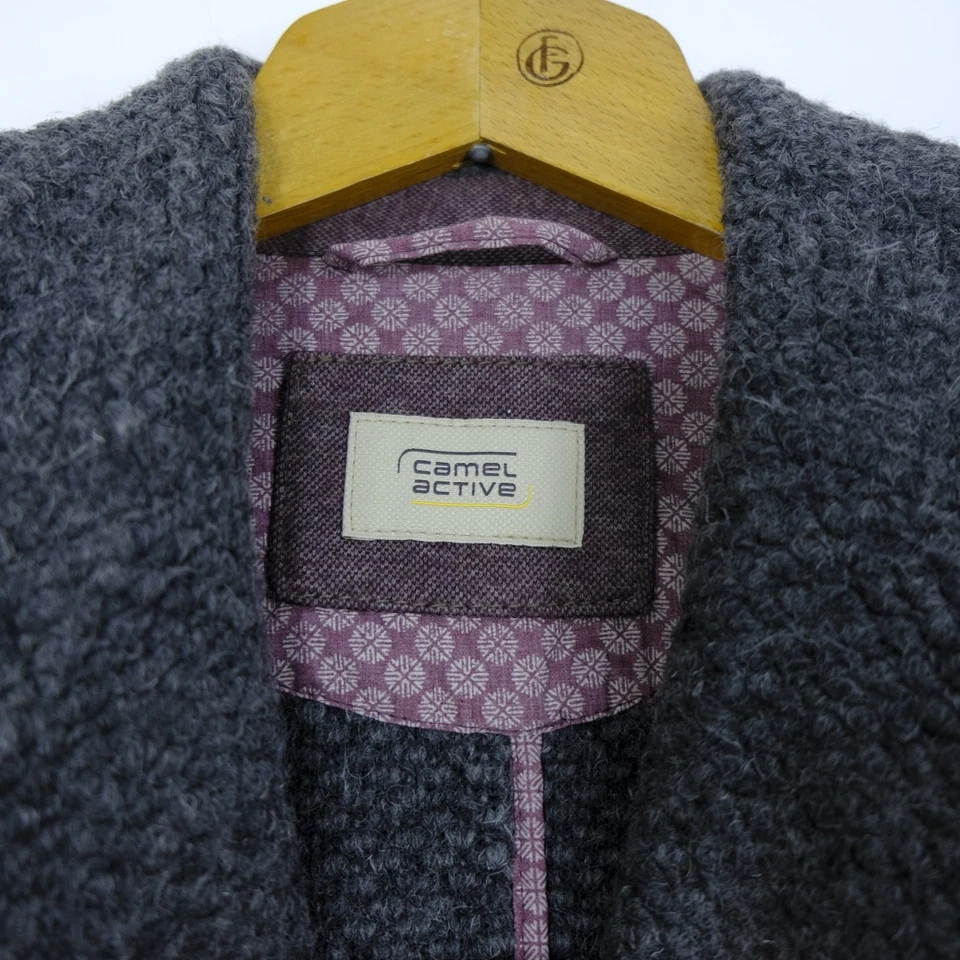 Camel Active Giacca Donna Taglia L Lana Grigio Invernale Comodo Moderno Casual - Imagen 4 de 4