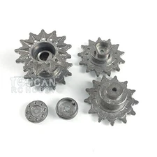 Metal Sprockets Driving Wheels For Henglong 1/16 USA M4A3 Sherman RC Tank 3898