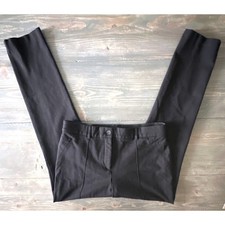 Chico's Black So Slimming Pull On Career Pants Slim Ankle Women's Size 1