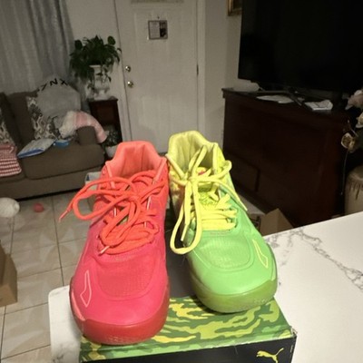 PUMA MB1 x Rick and Morty Jasmine Green Prgy Rose Sneaker 376682