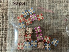 20 Rhinestone Fancy Beads