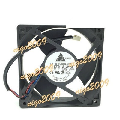 1PC   EFB1212VHF 12V 1.20A 12CM 12032 3-wire forced wind cooling fan  *lh