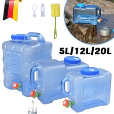 5L-20L Wasserbeh&auml;lter Hahn Trinkwasserkanister Kanister Wasserkanister Beh&auml;lter