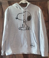 Peanuts Snoopy Woodstock Hoodie XXL 19 Heather Grey Pullover Pockets