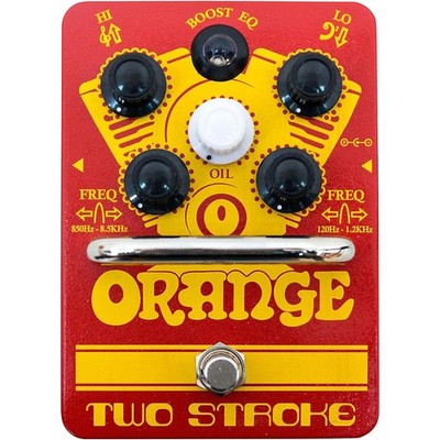 Orange Amplifiers TwoStroke Boost EQ Guitar Effects Pedal