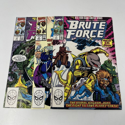 #ad Brute Force #1–3 Marvel 1985 Limited Series Disney Rumor Spec Fine vg $12.95