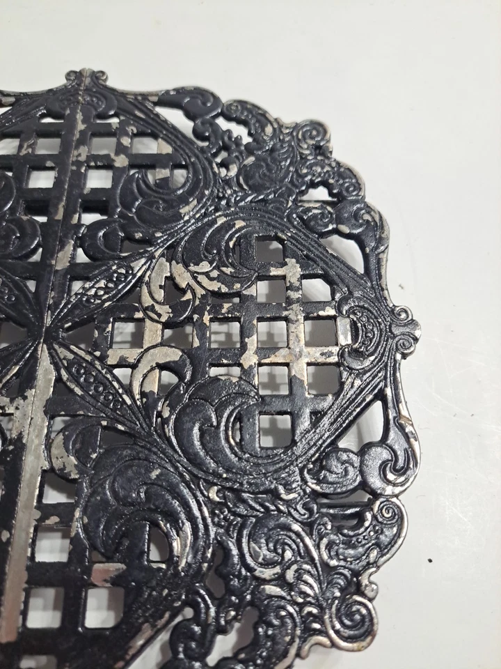 Vintage Godinger 1993 Expandable Trivet Black/Silver Color - Image 3 of 4