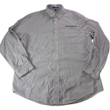 Rare Vtg Berkshire Hathaway Shareholders 1965 Logo Button Up Shirt 2XL Buffett