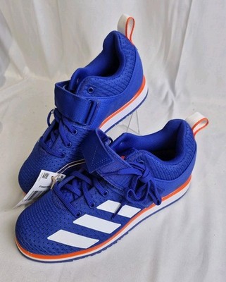 Adidas Trainers Powerlift 5 Weightlifting Taining Shoes Blue Men's 6 Women's 7