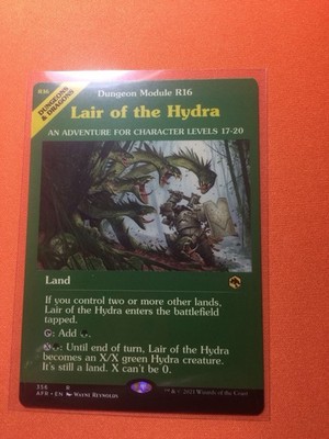 MTG Magic The Gathering Lair Of The Hydra AFR Rare Dungeon Module DnD