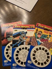 Taz Batman Ninja Turtles III Movie View-Master 3D Reel Sealed Lot Of 3