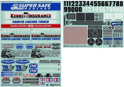 Hop-Up Options No. 1844 OP.1844 On-Road Racing Track Marking Stickers