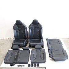 2016 Audi S3 Front Rear Sport Leather Diamond Stitched Bucket Seat Set Oem 2016 Audi S3 Front Rear Sport Leather Diamond Stitched Bucket Seat Set Oem