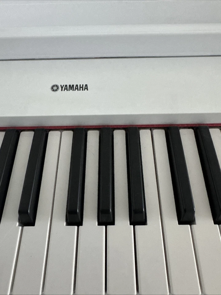 Teclado portátil ligero Yamaha NP32 76 teclas con adaptador de corriente PA130, blanco Foto 4 de 4