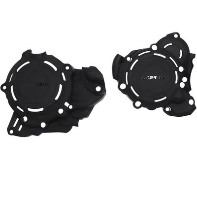 Acerbis X-Power Engine Cover Kit - Black 2981360001