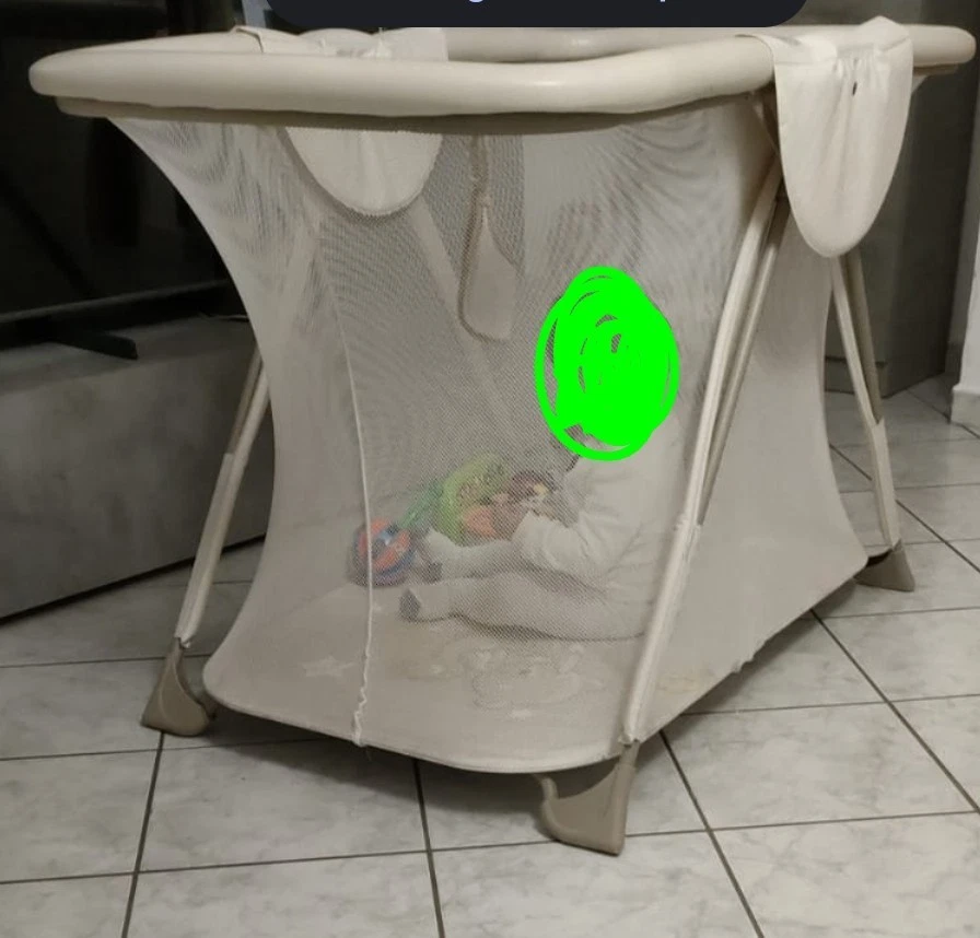 Box Cam Il Mondo Del Bambino Millegiochi Brevettato - Mostriciattoli, 0-15 Kg, Made In Italy, Con Tappeto Gioco E Barra Attività, Dimensioni Aperto 125x77.5x83 Cm