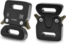 CooBigo 1/2" Paracord Bracelet Buckle Clip, 2 PCS 1/2 Inch X 2pcs 