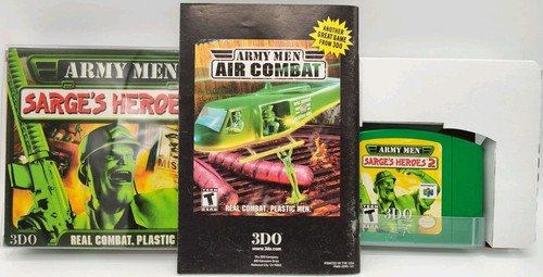 Army Men: Sarge's Heroes 2 - (N64, 2000) *VGC + Case Protector* Tested! READ!!! - Picture 2 of 24