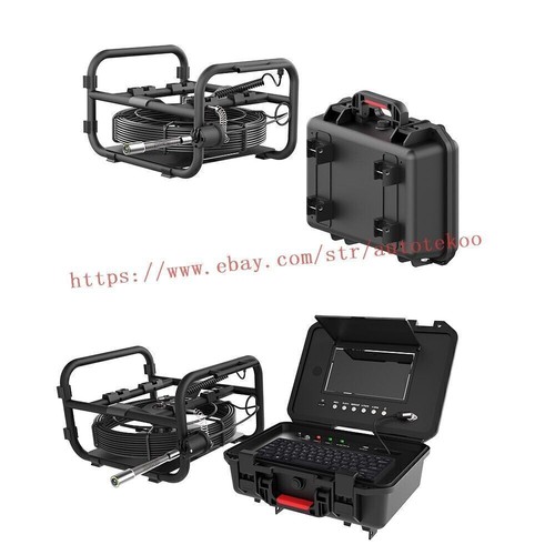 9" IPS Sewer Camera Pipe Inspection Camera 512hz Locator Counter Self-leveling - Imagen 14 de 20