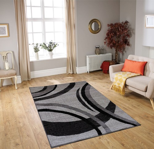 Modern Style Red Black Grey Brown Soft Thick Runner Rug Small Extra Large Mat - Picture 17 of 25