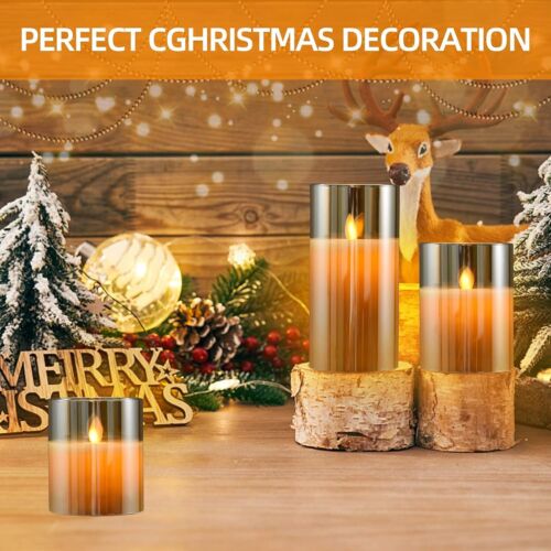 Flameless Led Candles Flickering, Acrylic Effect for Festival Wedding Home Decor - Picture 8 of 9