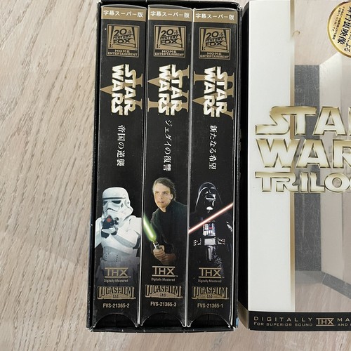 Star Wars Trilogy 3-Tape Set (VHS,2000) NTSC JAPAN - Imagen 2 de 9