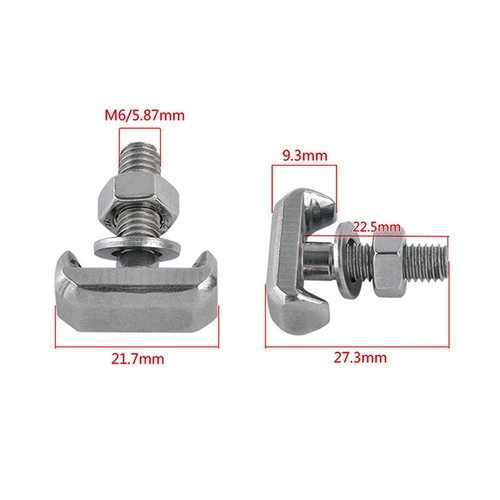 T-Bolts Screw Stainless Steel M6 Battery Terminal Connectors Battery Connect F~