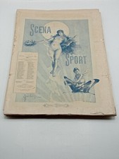 almost complete vintage lot magazine SCENA SPORT year 1891 1/24 - -1 