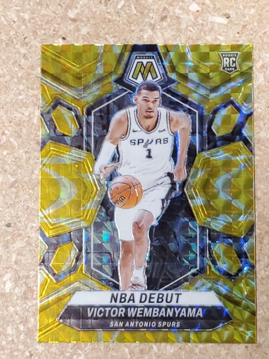 Victor Wembanyama 2023-24 Mosaic Reactive Yellow Rookie