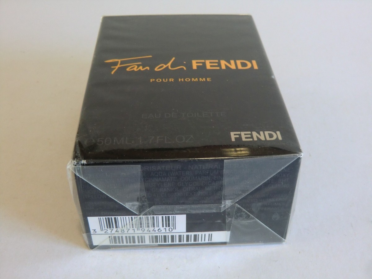 ボックス付き　Fandi FENDI POUR HOMME 香水 100ml Fan Di Fendi Cologne For Men 3.4oz/100ml Eau De Toilette Spray NIB