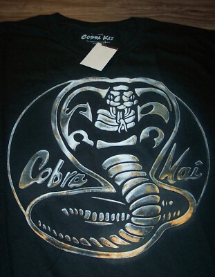 KARATE KID COBRA KAI T-Shirt MENS SMALL NEW w/ TAG Black