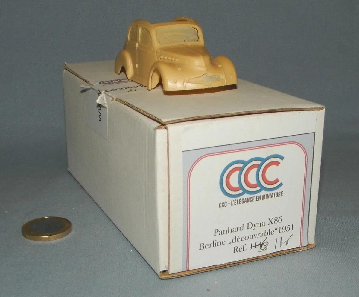 Leader Résine 1/43 – Panhard PL17 F65 Grise (occasion, Très Bon état, Sans Boîte)