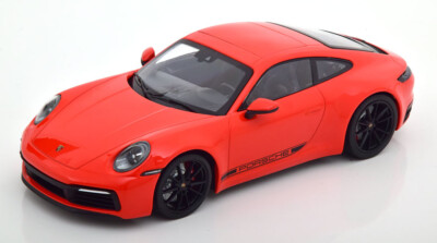 Porsche 911 992 Carrera 4S Coupe 2019 Orange Minichamps