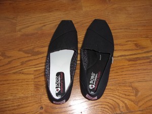 bobs black slip on shoes