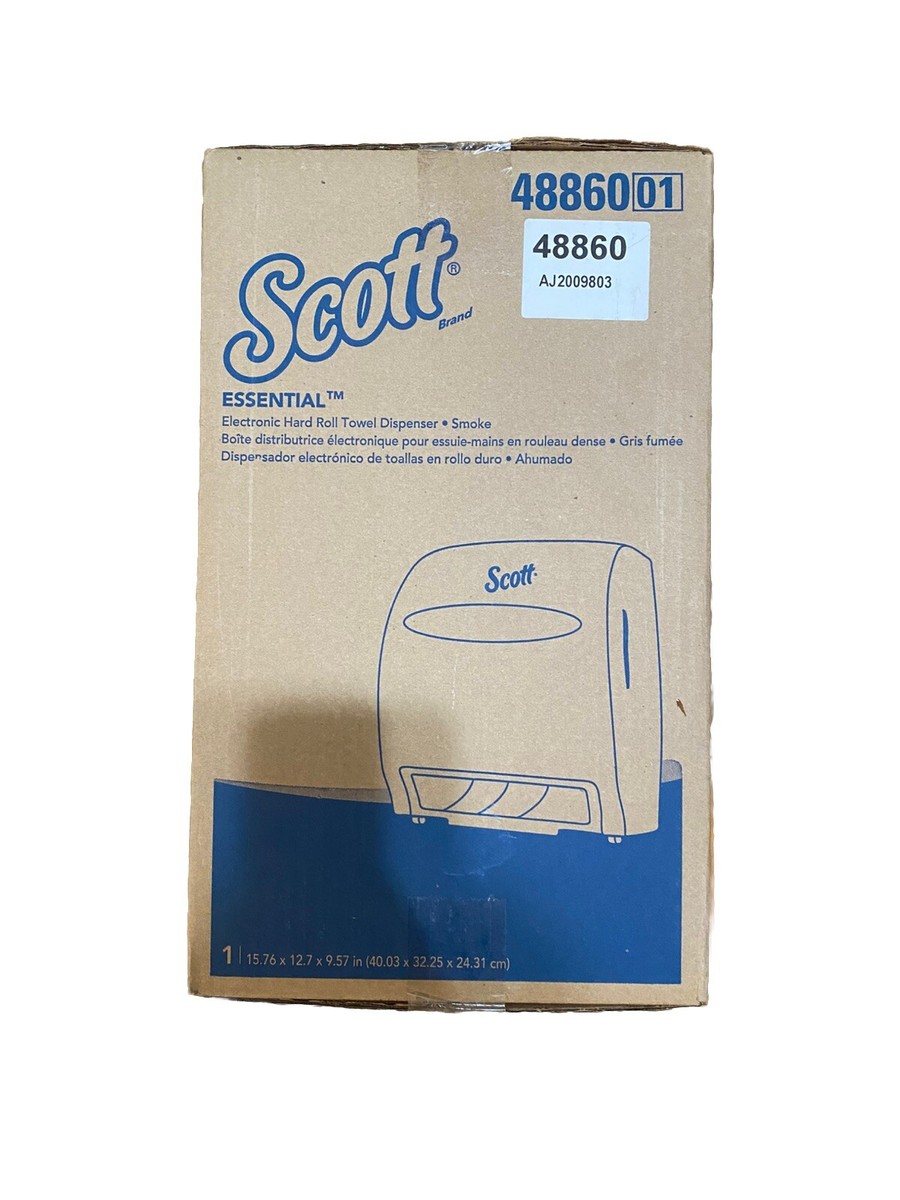 Scott 48860 Hands-Free Gray Paper Towel Dispenser: 15.8