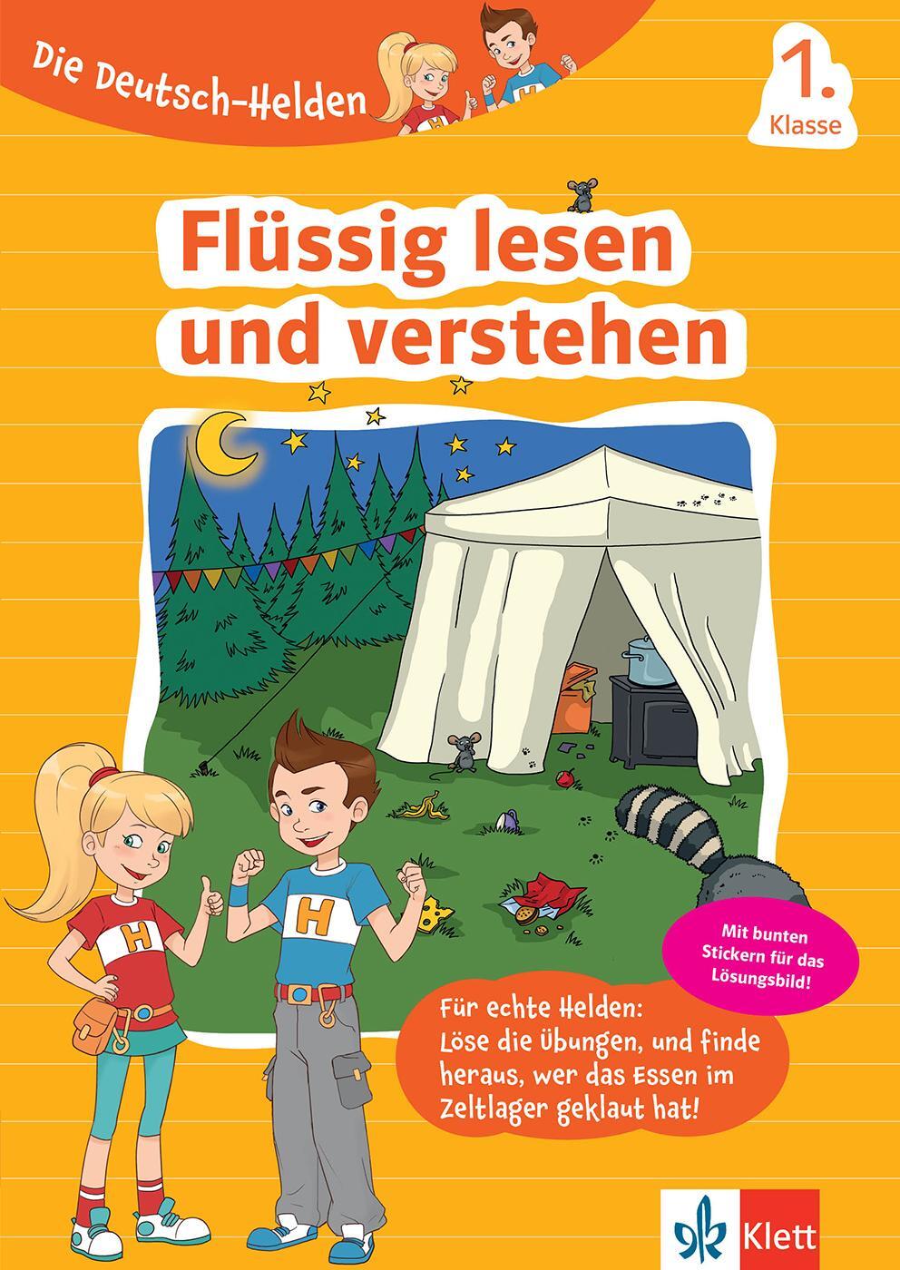 Thumbnail - Klett Die Deutsch-helden Flüssig Lesen Und Verstehen 1. Klasse: