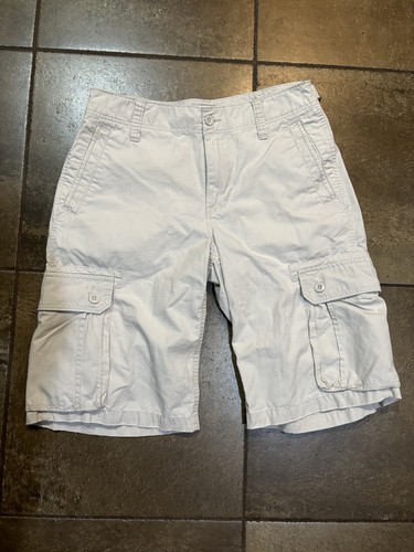 GAP Mens Cargo Shorts Tan/Beige Size 31, Cotton, 6 Pockets 2 Side Belts