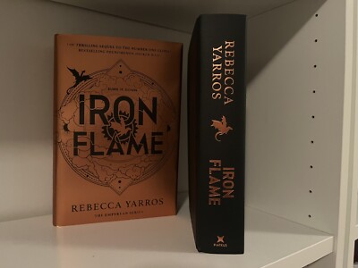 Iron Flame By Rebecca Yarros UK Exclusive Edition Sprayed