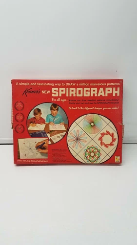Complete Boxed 1967 Version Kenner’s Spirograph Game with all Wheels and Booklet