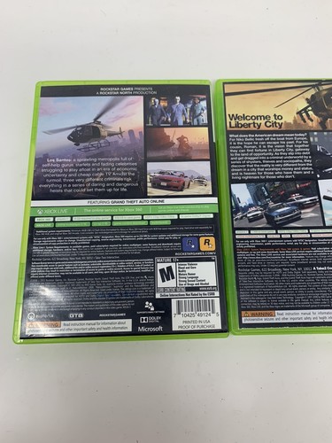 Grand Theft Auto IV 4 V 5 (Xbox 360) VGC/NM Disc Box And Game Only GTA - Picture 3 of 7
