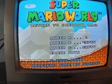 Super Mario World Return to Dinosaur Land - SNES Super Nintendo SAVE EDITION