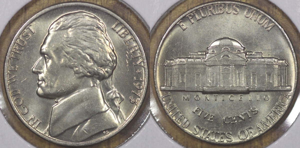 1973 P Jefferson Nickel Choice BU! | eBay