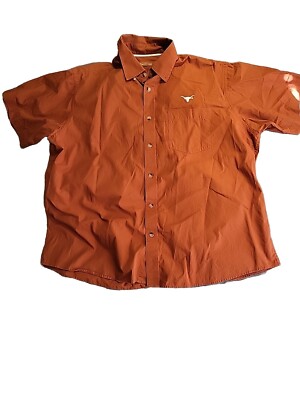 Orange Label Texas Longhorns UT Button Up Dress Shirt | eBay