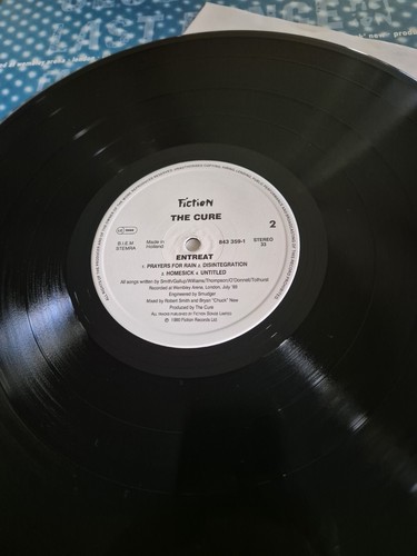 The Cure Entreat LP Album Europe 1990 Vinyl Record - Picture 10 of 15